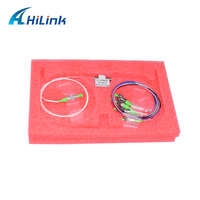 Interrupteur optique 1x4, Fiber de raccordement polarisée (PANDA) avec connecteur FC/APC, clé étroite