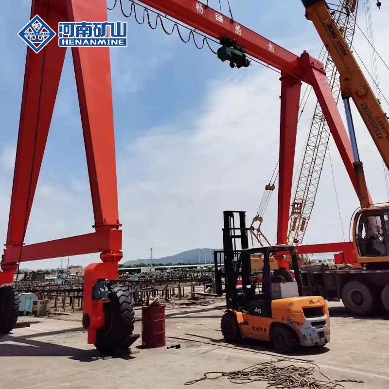 Mesin pengangkat derek Gantry Girder tunggal sinar tunggal