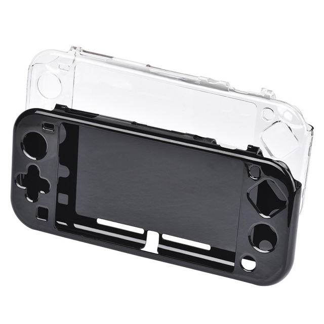 Shockproof Crystal Transparent Clear Hard PC Protective Cover Case for Switch Lite Back Cover Hard Case