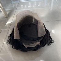 Bon marché, vente en gros, perruques cheveux humains bouclés rebondissants, perruque courte coupe Pixie Bob, perruque frontale en dentelle transparente 13x4 pour femmes noires