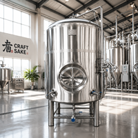 Cuve à bière sanitaire 1500L en SUS304 avec polissage miroir intérieur pour système de brassage professionnel