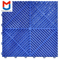Revêtement de sol en vinyle moderne de luxe Carrelages de sol de garage intérieur Surface de parquet imbriquée antidérapante