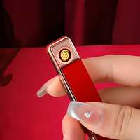 Briquet rechargeable en alliage de zinc argenté MRVI, écologique, avec conception de sécurité Li-Ion, fabriqué à Shenzhen
