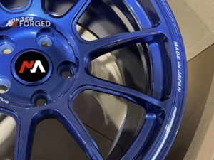 Jantes MN Forged Volk ZE40 <span class=keywords><strong>TIME</strong></span> ATTACK III Mag Blue pour 350Z Civic GR Yaris GTR Haute Performance 18x9 5 Bronze et Plus de Tailles - Product Image 4