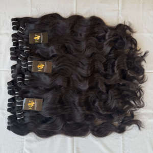 Cheveux bruts indiens à cuticule alignée, paquets de cheveux bruts indiens de vison humain cambodgien avec HD Frontal - Product Image 2