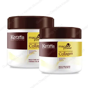 Kératine brésilienne en gros shampooing professionnel au collagène soins des cheveux humidité crème de soin sec protéine brésilienne