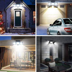 Panneau solaire fendu grand angle de lumière d'inondation de LED de double capteur imperméable pour le corps d'intérieur et de jardin d'ABS IP67 - Product Image 6