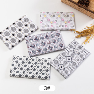 5 pièces/sac 50X50cm petits faisceaux de flore <span class=keywords><strong>tissu</strong></span> de coton Fat Quarter pour bricolage - Product Image 3