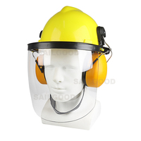 Casque de pompier ABS F1 F3 de style américain, composite, fonctionnel, isolant électrique, insonorisant, avec visière et protection du cou