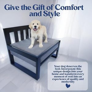 Houten hondenbedframe met verstelbare poten, Koop FrameBedside Pet <span class=keywords><strong>Sleeper</strong></span> & verhoogd stapelbedframe, verlenging voor menselijk <span class=keywords><strong>bed</strong></span> - Product Image 6