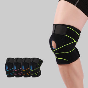 KS-908 ayarlanabilir açık Patella diz desteği sıkıştırma manşonu ayarlanabilir kayış ile dizlik <span class=keywords><strong>4</strong></span> yan stabilizatörler - Product Image 1