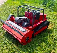 Tondeuse à gazon diesel, largeur de coupe 800 mm, démarrage électrique, télécommande, type chenillé, moteur 12 CV 192 cm³, poignée pliable, garantie 1 an