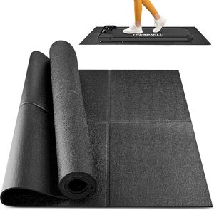 Tapis de course pliable, tapis de marche, tapis d'exercice pour tapis de course, vélo de spinning, <span class=keywords><strong>elliptique</strong></span>, maison, salle de sport - Product Image 1
