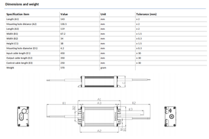 ไดรเวอร์ LED PHILIPS Xitanium Xi LP 150W 0.3-1.05A 220-240V AC IP67 กันน้ำ สำหรับไฟถนนภายนอกอาคาร - Product Image 6
