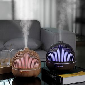 Humidificador Ultrasónico de Diseño Especial, Difusor de Aromaterapia, Mini Humidificador de Aroma de Madera para Uso Doméstico con Control Remoto - Product Image 6