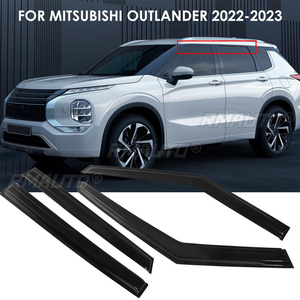 For 2022 2023 Mitsubishi Outlander 4pcs <b>Window</b> Visors Deflector <b>Shade</b> Vent Door Awnings Sun Rain Eyebrow Deflector Accessories - Product Image 1