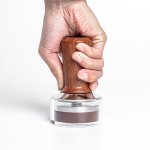 Prensador de Café Autonivelante con Resorte, Base de Acero Inoxidable y Mango de Madera de Palisandro de 51mm, 53mm, 58.35mm, Herramienta de Barista para Espresso - Product Image 2