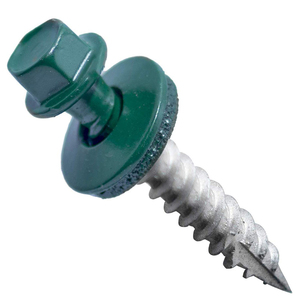 Jscrew 1/4 <span class=keywords><strong>Hex</strong></span> máy giặt đầu màu loại <span class=keywords><strong>17</strong></span> thép không gỉ Carbon thép mạ kẽm ruspert #9 #10 tấm kim loại lợp vít - Product Image 1