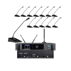 Sistema de Micrófonos Inalámbricos para Conferencias 705, Totalmente Digital, con Grabación - Product Image 1