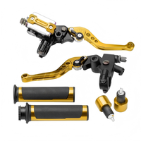 Kit combiné universel de poignées d'accélérateur, d'embrayage et de frein pour moto tout-terrain, VTT et scooter - Multi-positions - Meilleures ventes