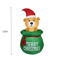Nouvelle conception de poupée gonflable, décoration de la saison de Noël, vente chaude