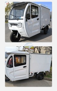 Triciclo Eléctrico de Carga de Tres Ruedas con Descarga Automática de Baja Velocidad, 1800×1200mm, Triciclo Eléctrico Volquete para Adultos para Transporte Agrícola - Product Image 2