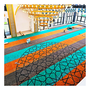 Alfombra de lujo con estampado Floral para oficina, Hotel, eventos residenciales, de poliéster y nailon, barata, de pared a pared - Product Image 1