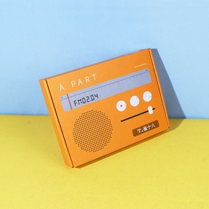 Hộp in ấn tùy chỉnh Patterned màu phía trước xe tải bưu phẩm các tông sóng hộp giấy với nhãn dán mô và cảm ơn thẻ - Product Image 4