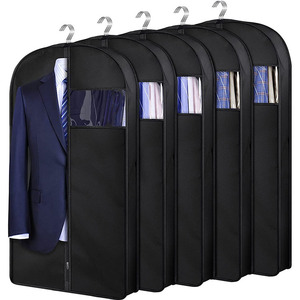 Durable reutilizable cremallera no tejido polvo Duff <span class=keywords><strong>tela</strong></span> Traje bolsas <span class=keywords><strong>ropa</strong></span> cubre Almacenamiento de viaje - Product Image 3