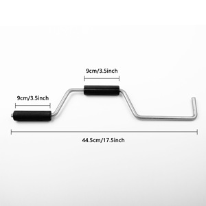 Accessoires <span class=keywords><strong>de</strong></span> <span class=keywords><strong>camion</strong></span> <span class=keywords><strong>de</strong></span> 17.5 pouces <span class=keywords><strong>Enrouleur</strong></span> <span class=keywords><strong>de</strong></span> <span class=keywords><strong>sangle</strong></span> <span class=keywords><strong>de</strong></span> treuil <span class=keywords><strong>de</strong></span> <span class=keywords><strong>camion</strong></span> à plat portable avec poignée à rouleau - Product Image 2