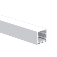 Profilé en aluminium LED K&C KN-21 W35*H35mm avec diffuseur en PC pour bande LED