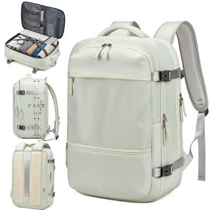 Mochila Expandible para Mujer, Color Verde Menta, Impermeable, Gran Capacidad, Compartimento para Portátil, Mochila de Viaje y Ocio - Product Image 2