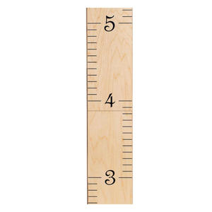 Tabla de Medición de Altura de Madera Natural Personalizada de Fábrica TOPTONS, Tabla de Crecimiento Minimalista para Niños, Fácil de Colgar <span class=keywords><strong>en</strong></span> la Pared - Product Image 2