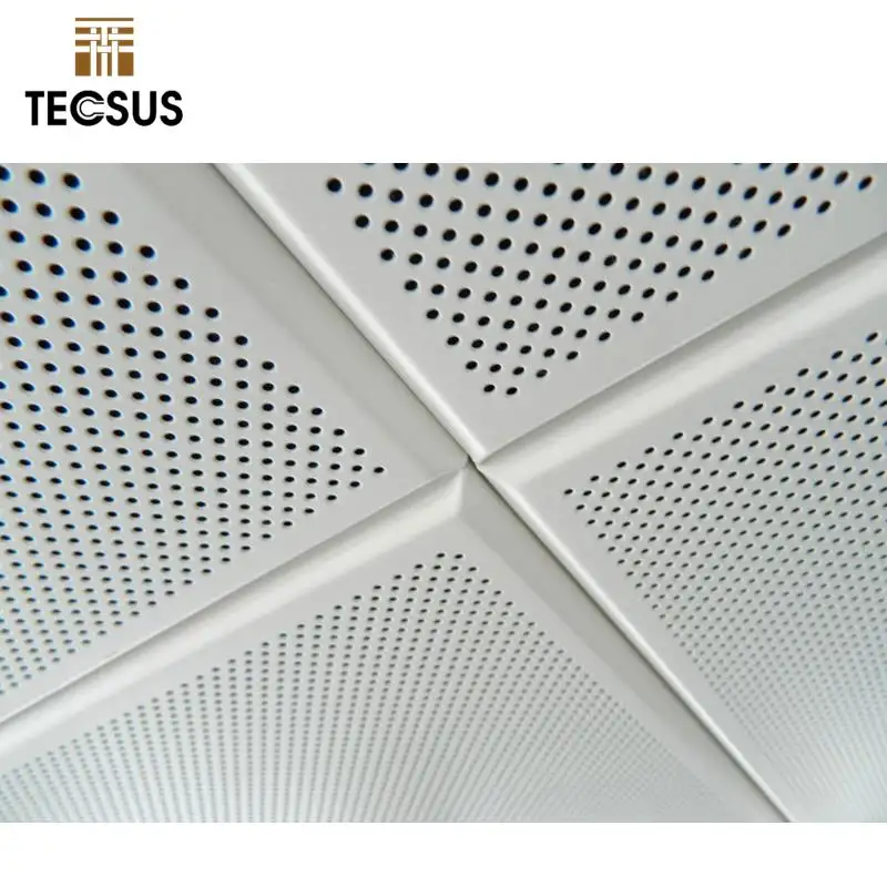 Aantrekkelijk Metaal Aluminium Plafond Architecturale Warmte-Isolatie 60X60 Aluminium Plafondtegels