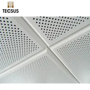 Tiles Attractive Metal Aluminum Ceiling Architectural Heat Insulation 60X60 Aluminum Ceiling Tiles
