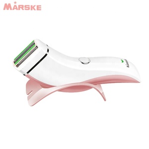 Venta caliente Marske USB 6133 lavable recargable <span class=keywords><strong>dama</strong></span> depiladora con Base de apoyo - Product Image 5