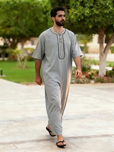 Jubbah, <span class=keywords><strong>Jalaba</strong></span>, Kandura, Gandura, Kaftan, Thobe, Boubou, Jalabiyas, Gandoura pour hommes arabes, Thobe pour hommes musulmans, Thobes marocaines, Robe islamique - Product Image 1
