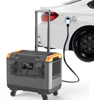 Centrale Électrique Portable 3000W 2688Wh à Onde Sinusoïdale Pure, Batterie LiFePo4, Panneau Solaire MPPT, pour Voiture, Maison, Secours et Extérieur