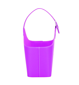Cesta de almacenamiento de cuero PU Reversible, estructura de MDF, soporte para flores de vino y aperitivos, estante para exhibición de regalos/contenedores con asa reutilizable - Product Image 2