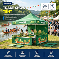 Tente extérieure 10x10, robuste, imperméable, au montage rapide, pour événements, fêtes, mariages, logo personnalisé