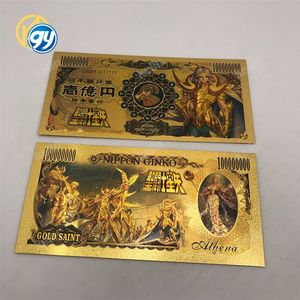 ธนบัตรสะสมพลาสติกสีทองลายอนิเมะนักบุญทอง <span class=keywords><strong>12</strong></span> แบบจากญี่ปุ่น ราคา 10,000 เยน - Product Image 3