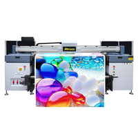 Fábrica 1,8 m 6FT I3200 PVC rígido Banner papel tapiz cuero UV impresora híbrida