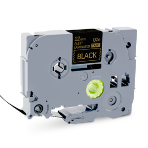 Vente <span class=keywords><strong>en</strong></span> <span class=keywords><strong>gros</strong></span> Ruban d'étiquettes laminé 12mm x 8m compatible pour <span class=keywords><strong>Brother</strong></span> <span class=keywords><strong>P</strong></span>-<span class=keywords><strong>touch</strong></span> TZe-334 TZ-334 TZ334 Or sur cartouche d'étiquettes noire - Product Image 1