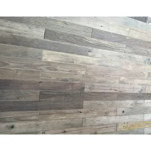 Ancien patiné gris grange plancher en bois - Product Image 1