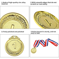 Médailles de récompense en métal vierges personnalisées en gros pour le basketball, la course à pied, les sports, les compétitions, les événements sportifs, les cadeaux de fête et les décorations