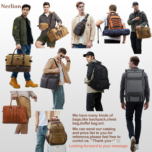 Bolso de <span class=keywords><strong>pecho</strong></span> Nerlion N-162 para hombre, informal, moderno, bandolera, de gran capacidad, resistente al desgaste, impermeable, de lona. - Product Image 6