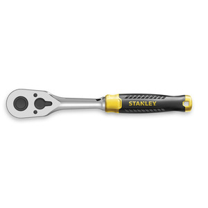 Llave de trinquete Stanley de 1/4 de pulgada con mango de agarre cómodo para trabajos mecánicos de precisión - Product Image 1