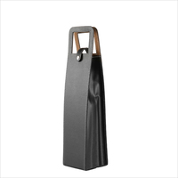 Boîte-cadeau de bouteille de vin de noël, fourre-tout en papier Kraft Portable personnalisé, caja para whisky