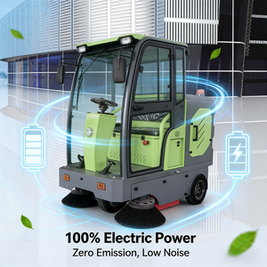 S1400 Полузакрытая электрическая самоходная уборочная машина на новой энергии с сиденьем для оператора, большой бак для воды 180 л, скорость 12 км/ч, 3-4 часа работы - Product Image 3