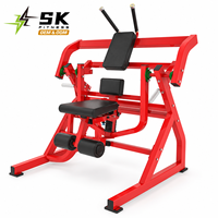 Machine abdominale assise à charge libre SK Commercial pour la musculation du tronc, équipement d'entraînement pour les acheteurs de clubs de fitness et de salles de sport